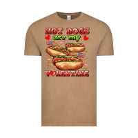 Vintage Coffee hot dogs are my valentine Vintage Tee - AdoDesignShop