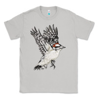 Moon Dust Flying Downy Woodpecker Classic Tee - LillyAllenDesigns