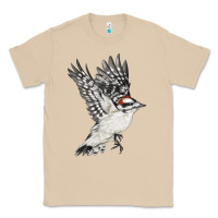 Mushroom Flying Downy Woodpecker Classic Tee - LillyAllenDesigns