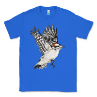 True Royal Flying Downy Woodpecker Classic Tee - LillyAllenDesigns