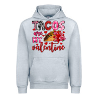 Heather Grey tacos are my valentine Urban Hoodie - OliviaCreatesArt