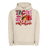 Pigment French Oak tacos are my valentine Urban Hoodie - OliviaCreatesArt