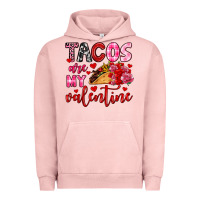 Pigment Salmon tacos are my valentine Urban Hoodie - OliviaCreatesArt