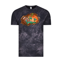 Cloud Black tis the season football pumpkin Vintage Tee - AdoDesignShop