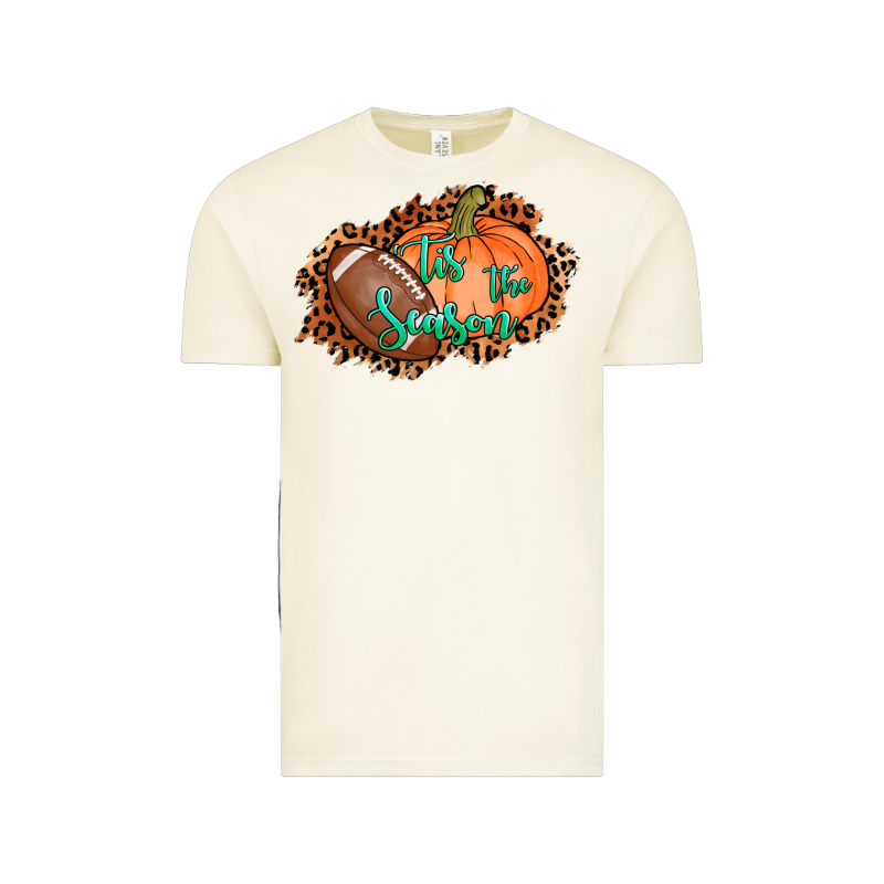 Tis The Season Football Pumpkin Vintage Tee by AdoDesignShop | Teevron