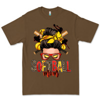 Cacao softball mom messy bun Premium Tee - Zillion Design Studio