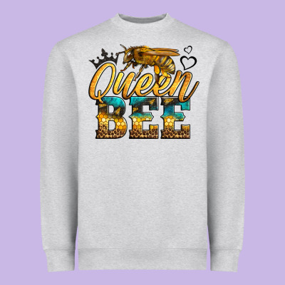 Queen Bee Heavyweight Sweatshirt Designed By Lillyallendesigns