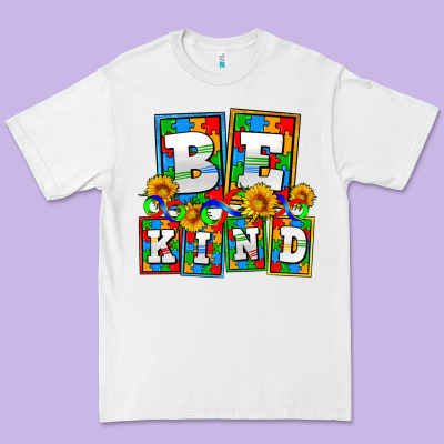 Bee Kind Autism Premium Tee Designed By Adodesignshop