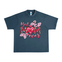 Midnight Navy best mom ever Urban Heavy Tee - NancyCooperArtShop