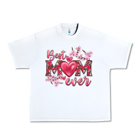 White best mom ever Urban Heavy Tee - NancyCooperArtShop