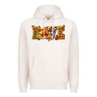 Pale Pink Love with Turkey Premium Hoodie - texasbilliewilder