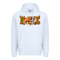 White Love with Turkey Premium Hoodie - texasbilliewilder