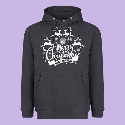 Merry Christmas Happy New Year Heavyweight Hoodie Designed By Bettercallsaul