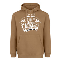 Toasted Coconut Merry Christmas Happy New Year Heavyweight Hoodie - Bettercallsaul