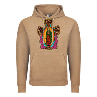 Vintage Coffee our lady of guadalupe cross Vintage Hoodie - JahusDesignShop