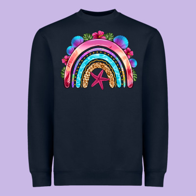 Summer Rainbow Heavyweight Sweatshirt Designed By Nancycooperartshop