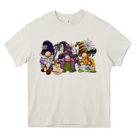 Cream halloween gnomies Heavy Core Tee - BarkalooDesign