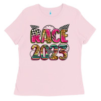 Bubblegum Pink race 2023 Ladies Tee - Zillion Design Studio