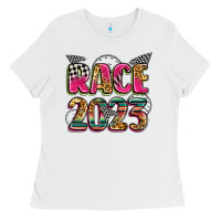 White race 2023 Ladies Tee - Zillion Design Studio