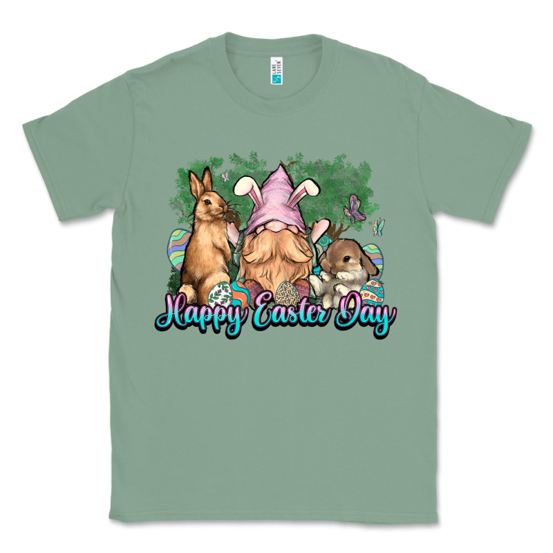 Gnome Bunny Happy Eater Day Classic Tee by NancyCooperArtShop | Teevron