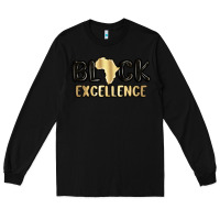 Black black excellence Long Sleeve Tee - MaliasSmallBusiness
