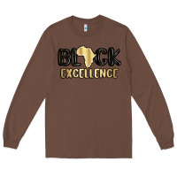 Chestnut black excellence Long Sleeve Tee - MaliasSmallBusiness