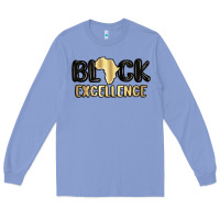 Colony Blue black excellence Long Sleeve Tee - MaliasSmallBusiness
