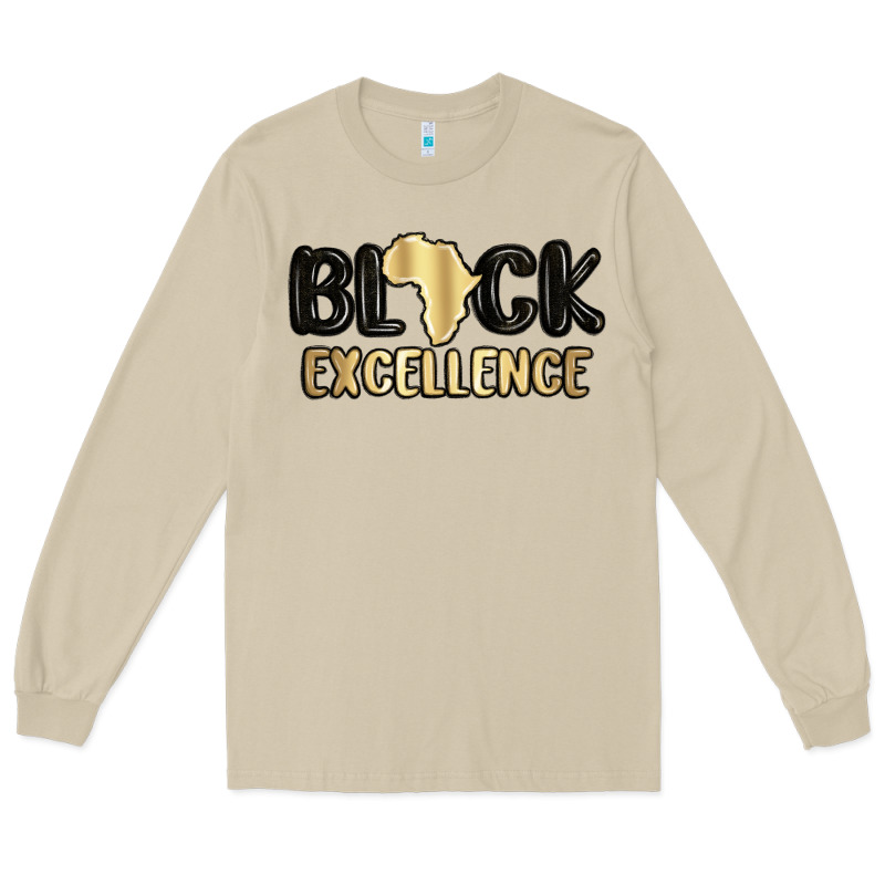 Black Excellence Long Sleeve Tee by MaliasSmallBusiness | Teevron