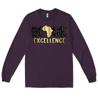 Plum black excellence Long Sleeve Tee - MaliasSmallBusiness