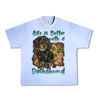Grape Ice life is better with a dachshund Urban Heavy Tee - BarkalooDesign