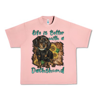 Salmon life is better with a dachshund Urban Heavy Tee - BarkalooDesign