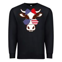 Black Cow 4Th Of July Independence Day Premium Sweatshirt - Bettercallsaul