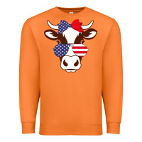 Carrot Cow 4Th Of July Independence Day Premium Sweatshirt - Bettercallsaul