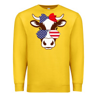 Lemon Cow 4Th Of July Independence Day Premium Sweatshirt - Bettercallsaul