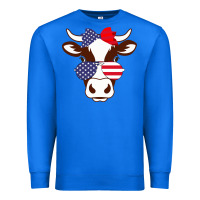 True Royal Cow 4Th Of July Independence Day Premium Sweatshirt - Bettercallsaul