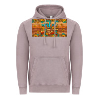 Vintage Zinc wild west license plate Vintage Hoodie - Artiststas