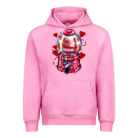 Fuchsia Pink kiss  machine  olivia Urban Hoodie - OliviaCreatesArt
