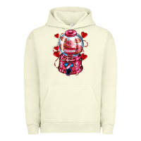 Pigment Pistachio kiss  machine  olivia Urban Hoodie - OliviaCreatesArt