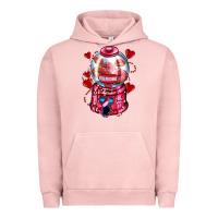 Pigment Salmon kiss  machine  olivia Urban Hoodie - OliviaCreatesArt