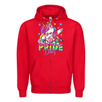 Red Pride Day LGBTQ Zipper Hoodie - BundleAndBundleShop