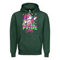 Sports Green Pride Day LGBTQ Zipper Hoodie - BundleAndBundleShop