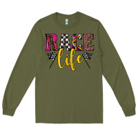 Army Green race life Long Sleeve Tee - JahusDesignShop
