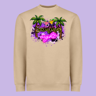 Summer Night Heavyweight Sweatshirt Designed By Nancycooperartshop