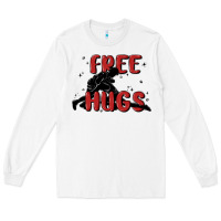 White free hugs Long Sleeve Tee - MaliasSmallBusiness