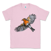 Bubblegum Pink Flying American Robin Classic Tee - LillyAllenDesigns