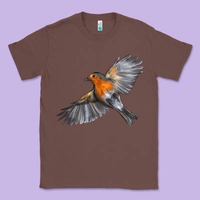 Flying American Robin Classic Tee Designed By Lillyallendesigns