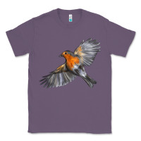 Lavender Flying American Robin Classic Tee - LillyAllenDesigns