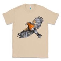 Mushroom Flying American Robin Classic Tee - LillyAllenDesigns