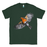 Sports Green Flying American Robin Classic Tee - LillyAllenDesigns