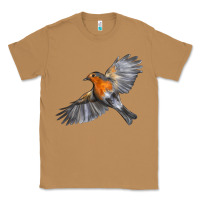 Toasted Coconut Flying American Robin Classic Tee - LillyAllenDesigns